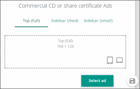 Top (full) ad specifications